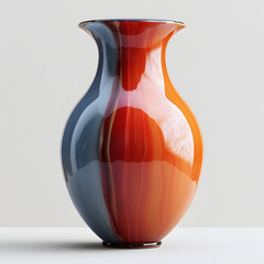 empty vase of different colors isolated on transparent PNG