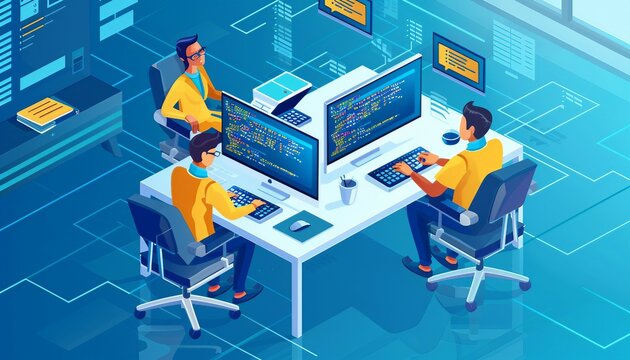 Test-Driven Development (TDD) Approach, the test-driven development (TDD) approach with an image showing developers writing unit tests before writing code, AI