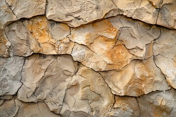 Warm beige abstract A rock wall background invoking a sense of warmth and natural elegance