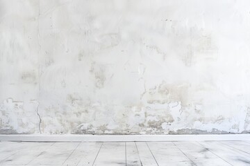 White plastered wall background Offering a clean and neutral canvas for minimalist designs and contemporary settings
