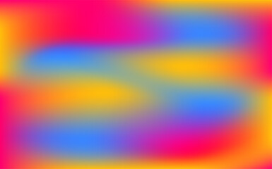 Abstract Blurry gradient Spring pink yellow blue background. Color transition. Gentle trendy backdrop with Copy space