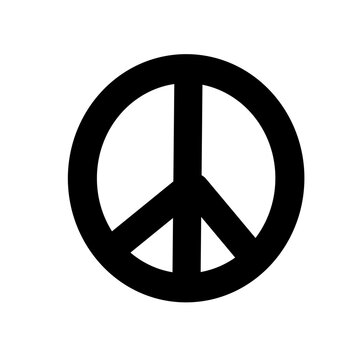 Vector illustration of peace mark
