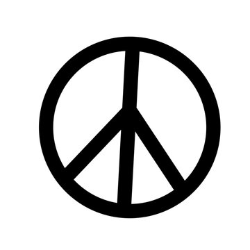 Vector illustration of peace mark