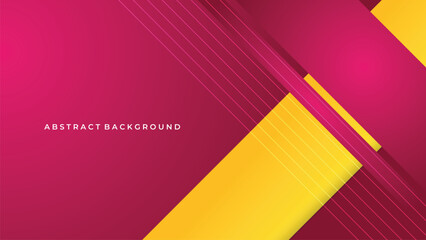 pink and yellow modern wave shape background