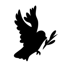 dove of peace silhouette