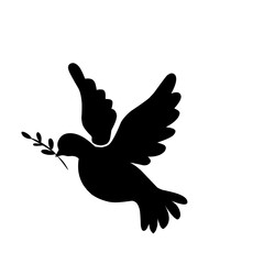 dove of peace silhouette