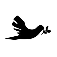 dove of peace silhouette