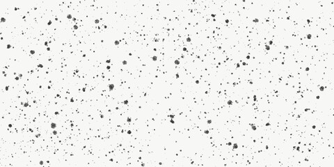 Black dotted textured background, noisy gritty dots halftone effect overlay, minimalistic vector vintage illustration. Trendy monochrome banner in grunge style, spray, splashes.