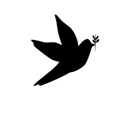 dove of peace silhouette