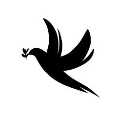 dove of peace silhouette