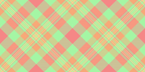 Relax pattern vector seamless, sparse fabric tartan background. Luxurious plaid texture textile check in green and red colors.