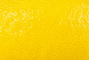 Ripe lemon peel texture, as background. Fresh citrus fruit. - 759952552