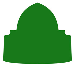 Islamic style border and frame design template 