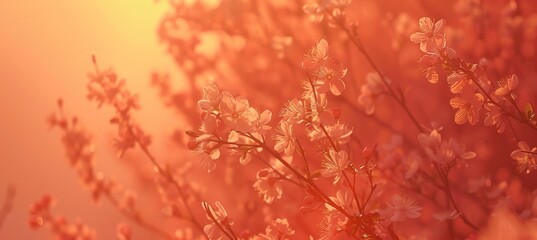 Soft coral backdrop with gentle warmth, perfect for enhancing text or illustrations