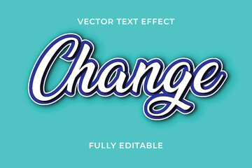 text font style effect 