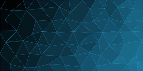 Fototapeta premium Abstract connected points on colorful background. Technology concept, lowPoly, polygons, triangles, network. Modern geometrical background with polygonal elements for textures and wallpaper 