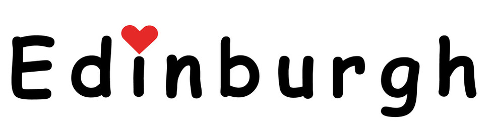I love Edinburgh png
