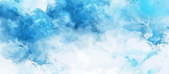 A background featuring a mix of blue and white colors with fluffy clouds in various shapes and sizes.