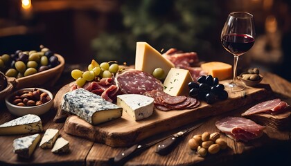 Gourmet Grazing: A Charcuterie Delight in Rustic Charm
