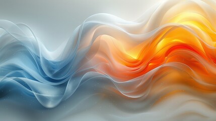 Abstract flame waves background