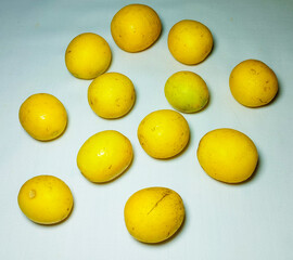 Lemons are citrus fruits renowned for their bright yellow color, tangy flavor, and versatile culinary uses. Scientifically known as Citrus limon, lemons belong to the Rutaceae family.