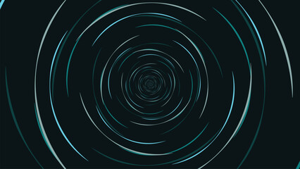 Abstract round spiral dotted vortex style urgency spinning creative hole background.