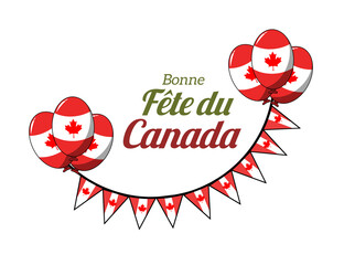 Canada Day sign in French