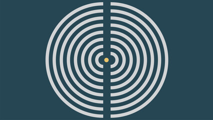 Abstract round spiral dotted vortex style urgency spinning creative hole background.