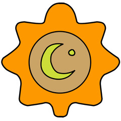 Hand Drawn Ramadan Islamic Vector