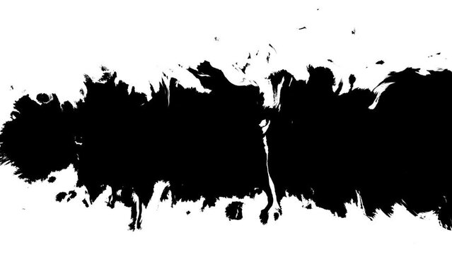 black ink liquid splash background