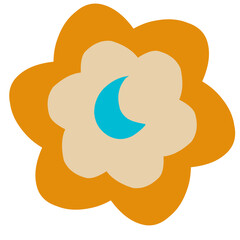 Hand Drawn Ramadan Kareem Shapes Color