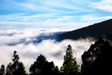Mountain landscape, Island Tenerife, Canary Islands, Spain, Europe.