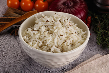 Indian cuisine jeera basmati rice