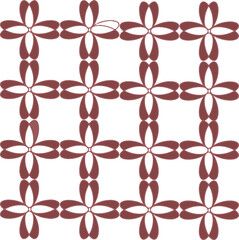 vector graphics, seamless pattern in a floral motif, Moroccan grid in the style of flowers, squares, triangles