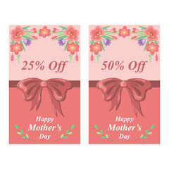 Beautiful delicate banner with flowers for spring holidays 