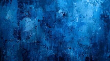 Abstract blue paint wallpaper. Detailed stroke of paint. - obrazy, fototapety, plakaty
