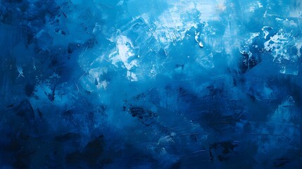 Abstract blue paint wallpaper. Detailed stroke of paint.