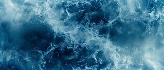  a close up of a blue and white wallpaper with a large amount of water in the middle of it. - Powered by Adobe