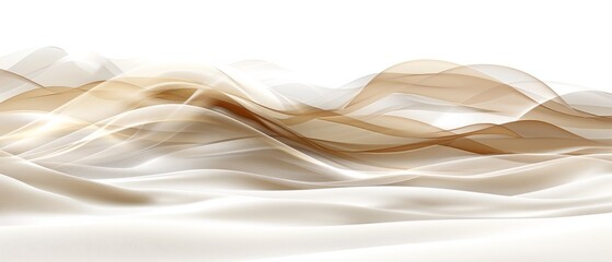 A white and beige abstract background with wavy lines on the left side and a white background with wavy lines on the right.