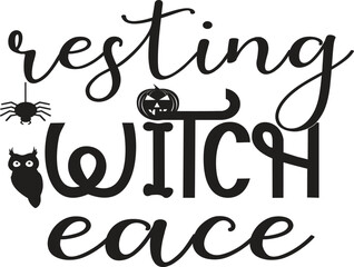 Halloween Vector illustration, Happy Halloween t-shirt design