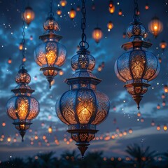 Beautiful Ramadan symbolic background