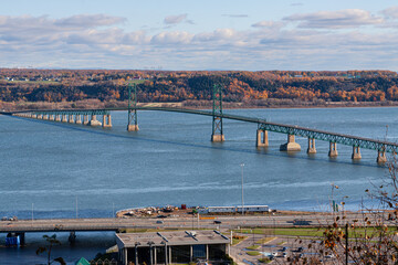 Orleans Island Bridge über den Sankt Lorenz Strom in Quebec