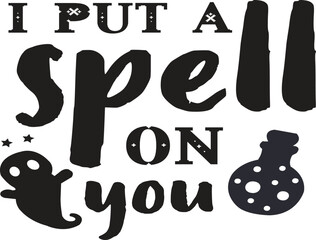 Halloween Vector illustration, Halloween t-shirt design