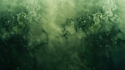 Abstract green paint wallpaper. Detailed stroke of paint. - obrazy, fototapety, plakaty