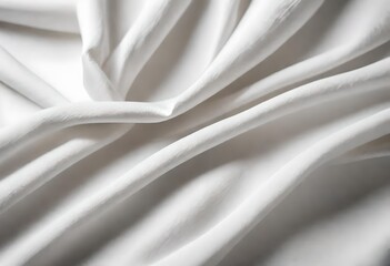 a close up of a white cloth with folds