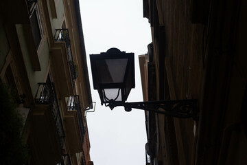 street lamp in the old town