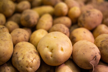 potatoes on the market