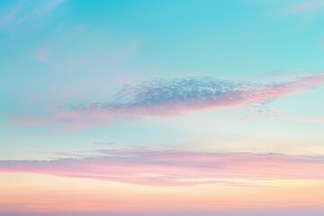 Pastel Clouds Drifting in Calming Sunset Rhythms