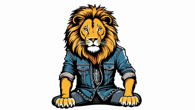 Wild Rocker Lion Concert Graphic