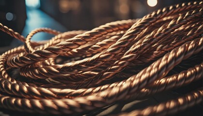Stripped copper cables for further recycling in the metal industry